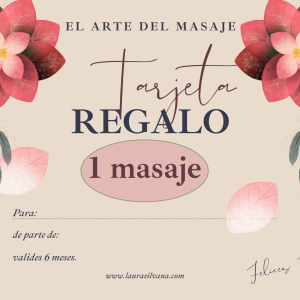 Tarjeta Regalo Masaje a la carta